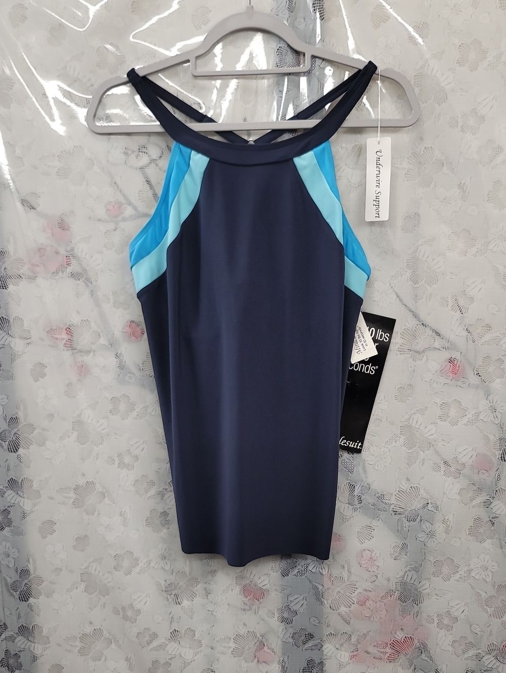 Miraclesuit Nwt Tankini Top Size 8